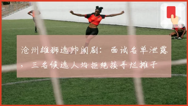 沧州雄狮选帅闹剧：面试名单泄露，三名候选人均拒绝接手烂摊子