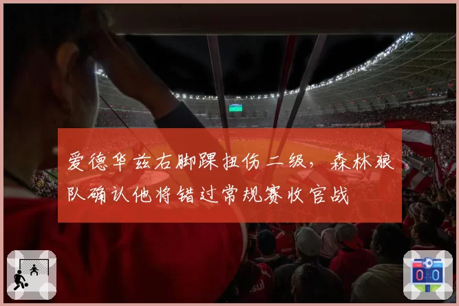 爱德华兹右脚踝扭伤二级,森林狼队确认他将错过常规赛收官战