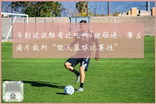 马刺波波维奇连吃两T被驱逐，赛后痛斥裁判“毁灭篮球比赛性”